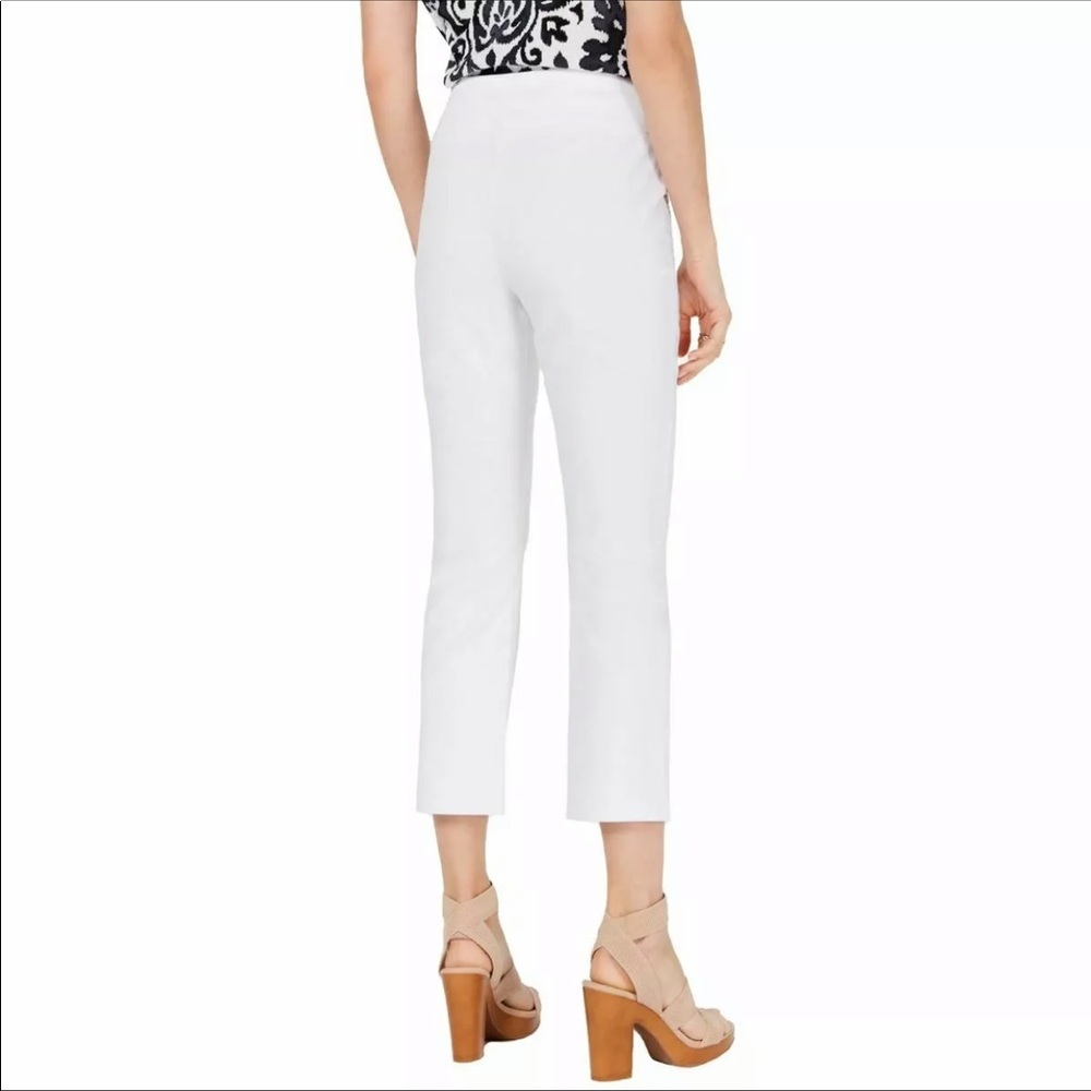 INC Pants 2X24 Cropped Skinny Leg White - Picture 2 of 2